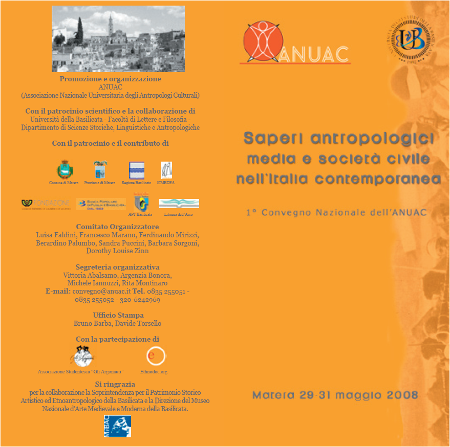 Convegno ANUAC depliant